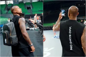 All Star NBAer Χ2, μπήκε στο ΟΑΚΑ και έπαθε… πλάκα (video)