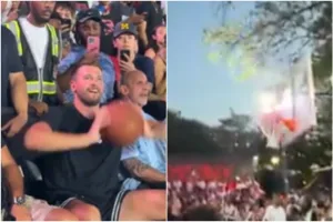 O Ντόντσιτς τούς «τρέλανε» ξανά: Σκόραρε καθισμένος και «μάγεψε» τους πάντες (video)