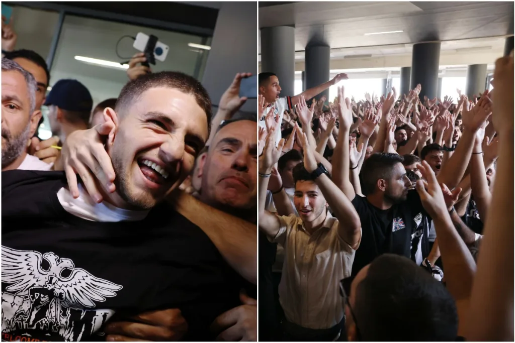«Χαμός» για Ζαφείρη: Αποθέωση & απίστευτη υποδοχή από τους φίλους του ΠΑΟΚ (video)