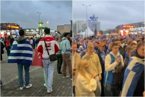 Το «ζέσταμα» των Ελλήνων στη Ρίγα & η φωτογραφία, που θέλουμε να βλέπουμε στον αθλητισμό (video)