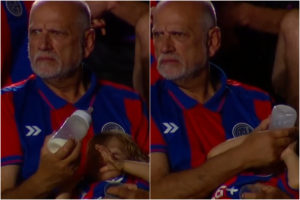 Σκηνικό… έπος στην Αργεντινή: Φίλαθλος τάιζε μωρό στις εξέδρες, αλλά «ξεχάστηκε» (video)