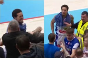 Παίκτης με δύο θητείες στην Ελλάδα, μπέρδεψε το μπάσκετ με το μποξ και… απολύθηκε (video)