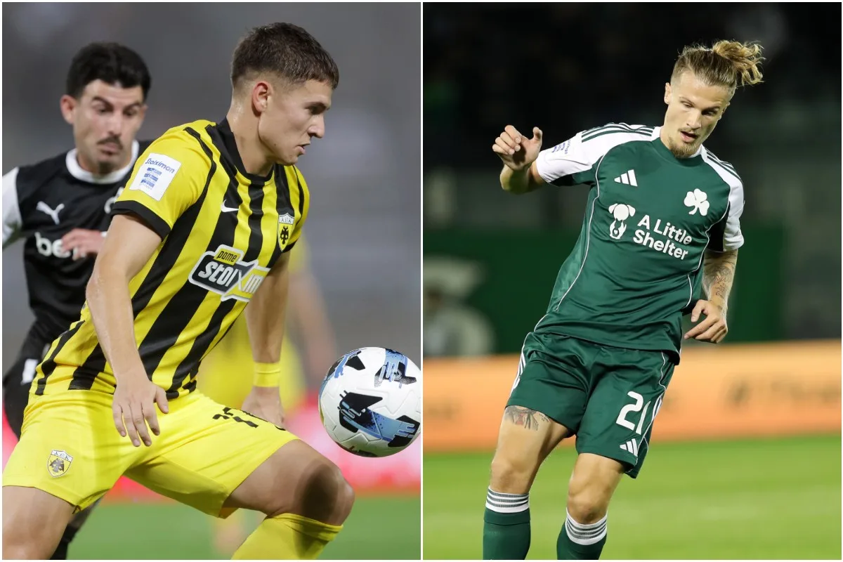 Παναθηναϊκός ΑΕΚ Δημήτρης Καλοσκάμης Τιν Γέντβαϊ