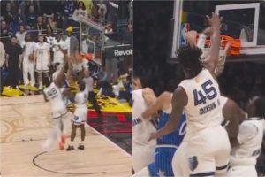 Μόνος του και όλοι τους: Απίθανο πόστερ κάρφωμα στο NBA από γκαρντ (video)