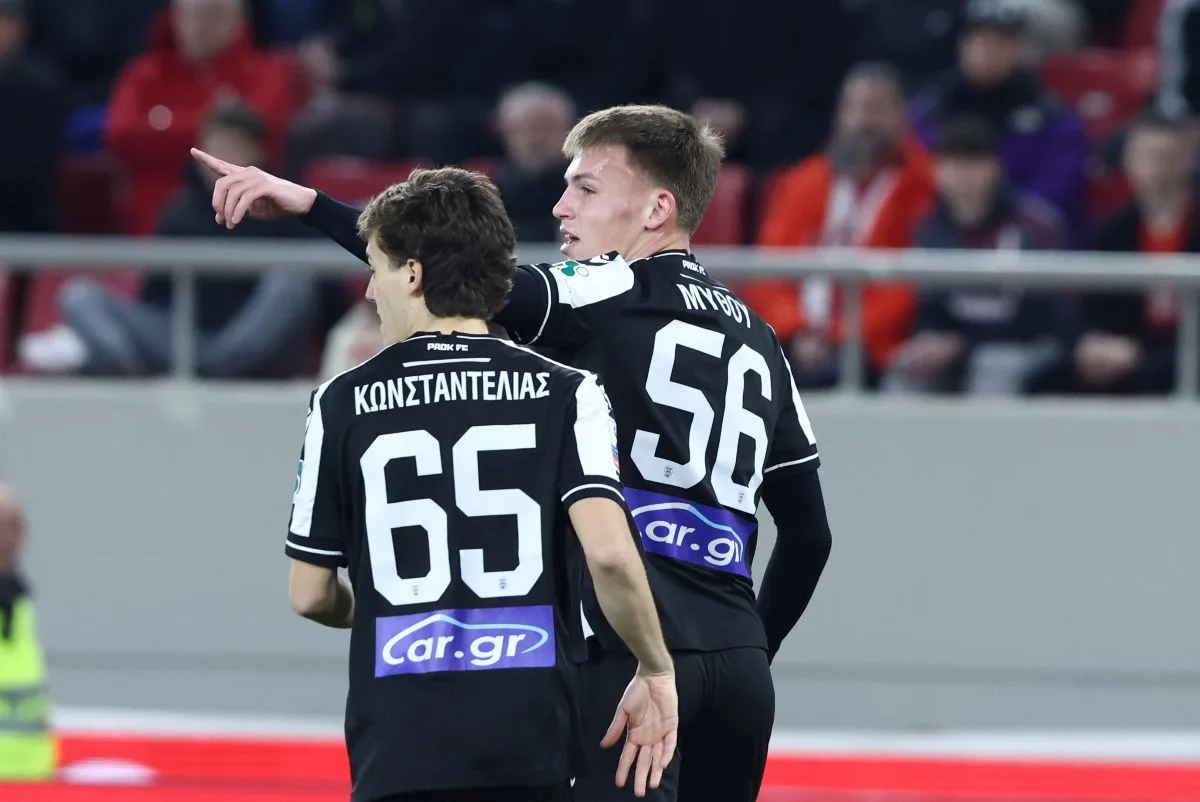 ΠΑΟΚ Ανέστης Μύθου Γιάννης Κωνσταντέλιας Κύπελλο Ελλάδας