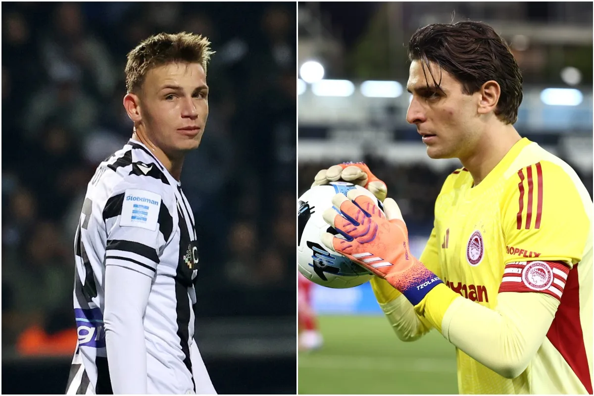 Χρήστος Ζαφείρης Ολυμπιακός Κωνσταντής Τζολάκης ΠΑΟΚ