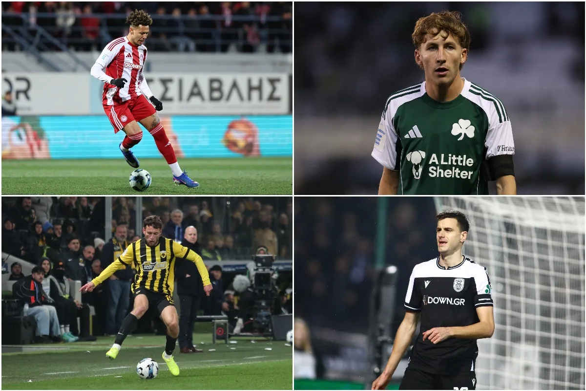 Ολυμπιακός Παναθηναϊκός ΑΕΚ ΠΑΟΚ