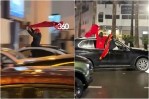 Οι Μαροκινοί βγήκαν στους δρόμους για να πανηγυρίσουν την κατάκτηση του Κόπα Άφρικα (video)