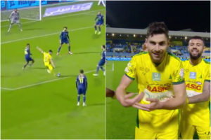 Ο Μασούρας χάρισε τη νίκη στην Αλ Καλίτζ με ασύλληπτο γκολ στο «παραθυράκι»! (video)