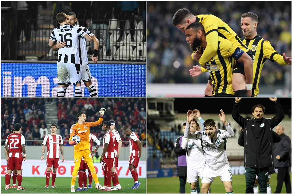 ΠΑΟΚ Ολυμπιακός ΑΕΚ Παναθηναϊκός